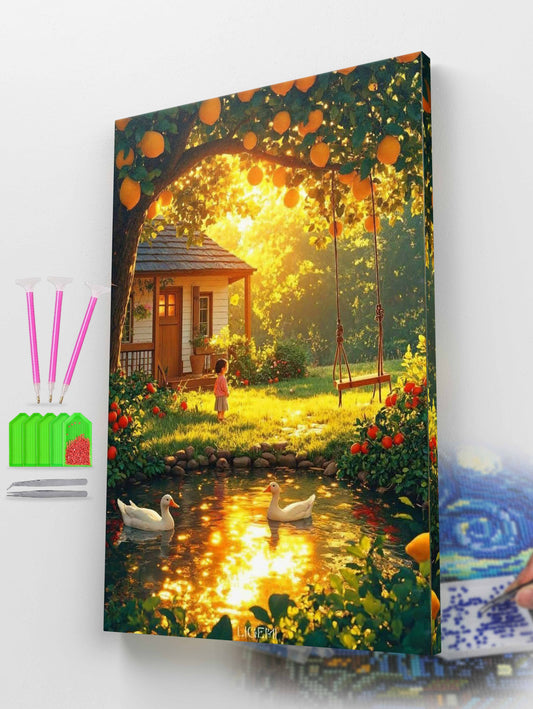 Sunlight Garden Dreams Diamond Painting Kit