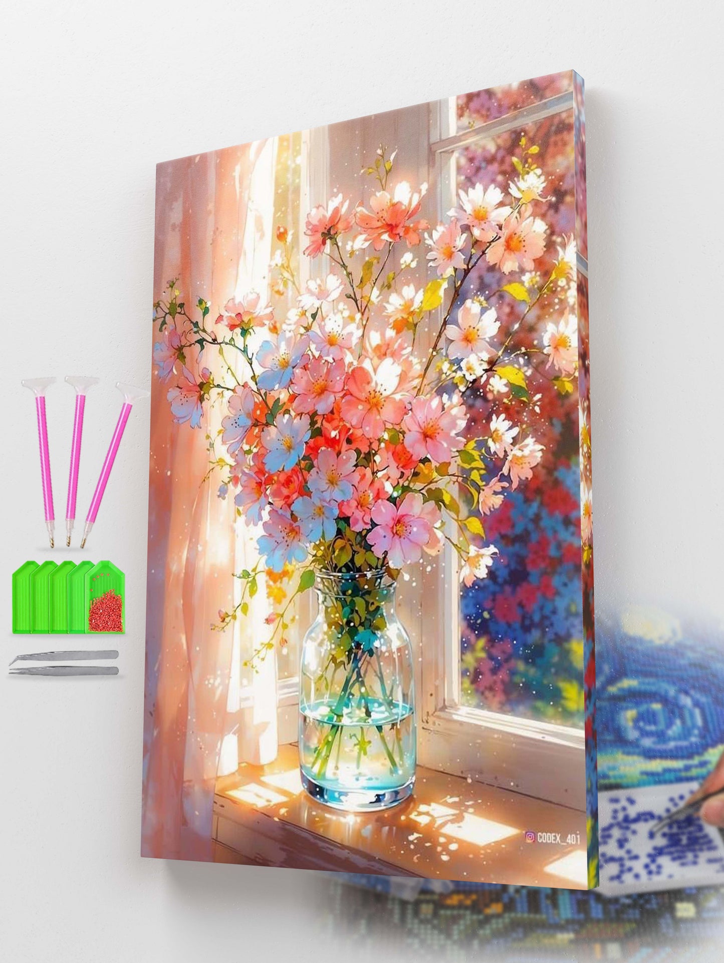 The Quiet Bloom Diamond Painting Kit