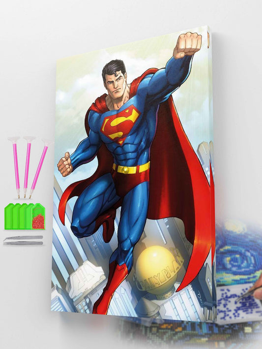 Super Man Diamond Painting Kit