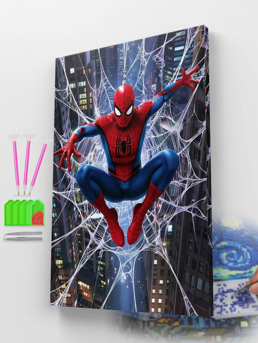 Dynamic SpiderMan Diamond Painting Kit