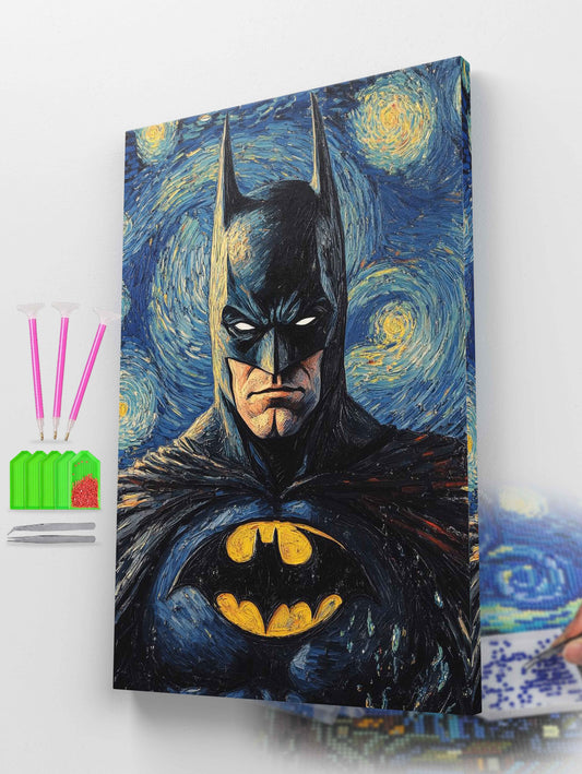 Batman in Starry Night Diamond Painting Kit