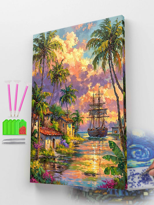 Port of Serenity Diamond Painting Kit