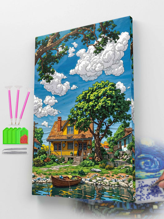 Haven by the Clouds Diamond Painting Kit