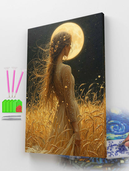 Moonlight Meadow Diamond Painting Kit