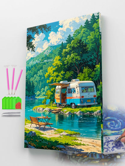 Riverside Reverie Diamond Painting Kit