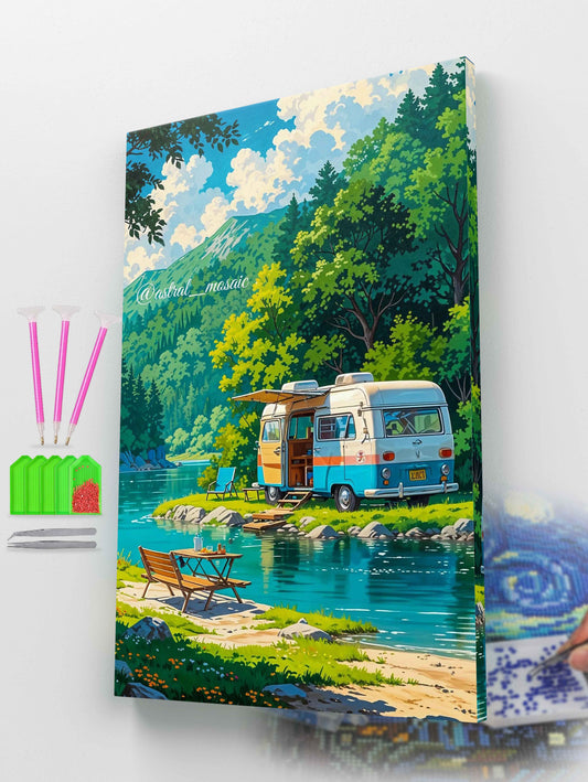 Riverside Reverie Diamond Painting Kit