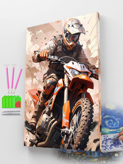 Throttle Rush Diamond Painting Kit