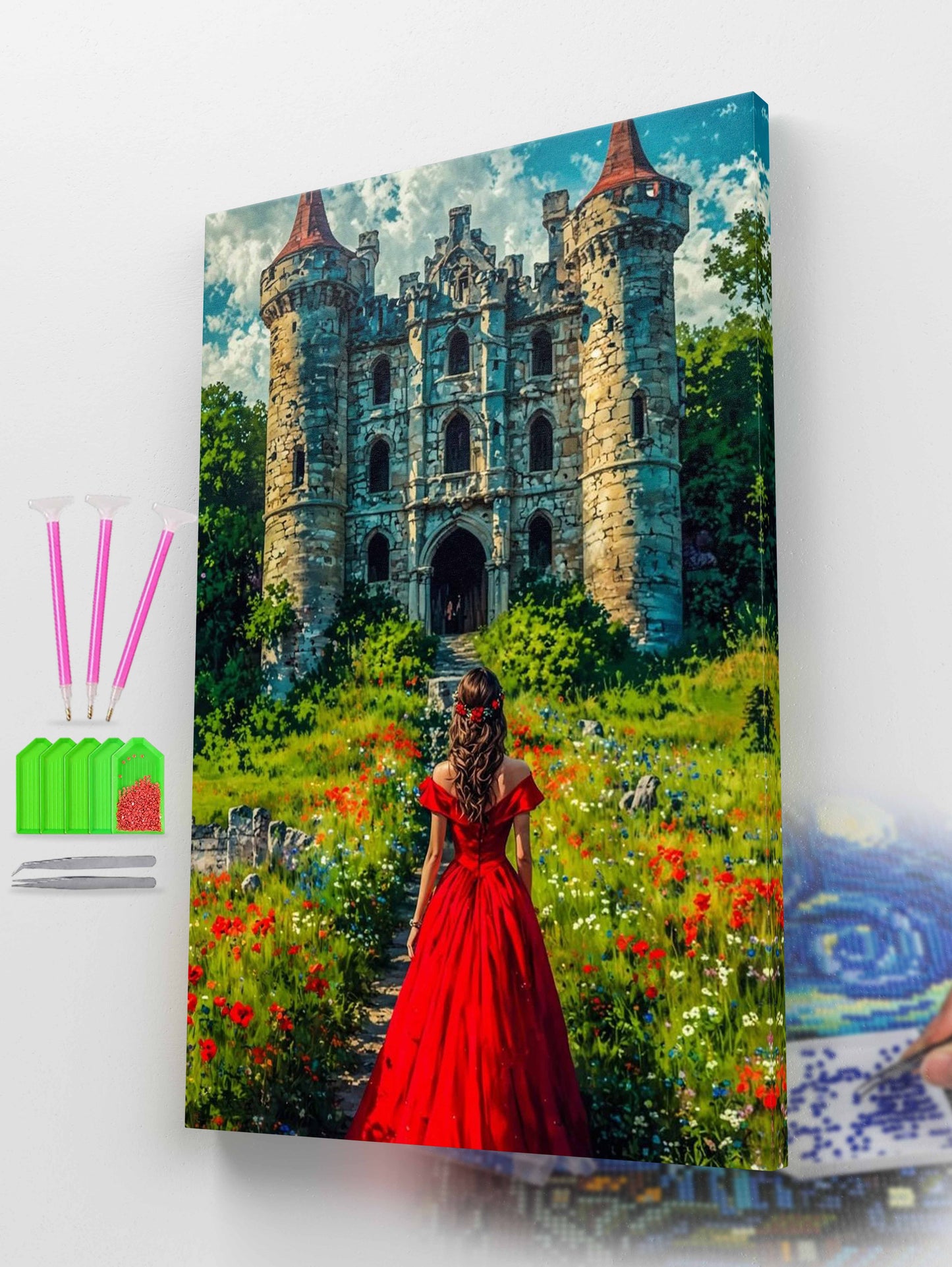 The Lady in Red Diamond Painting Kit