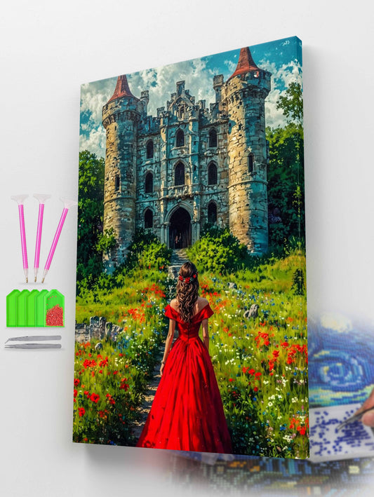 The Lady in Red Diamond Painting Kit