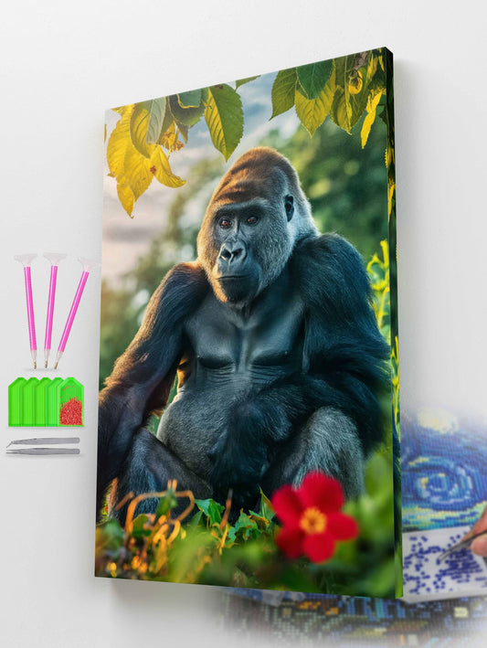 Majestic Gorilla Diamond Painting Kit