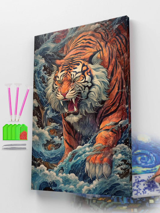 Roaring Tiger Diamond Painting Kit