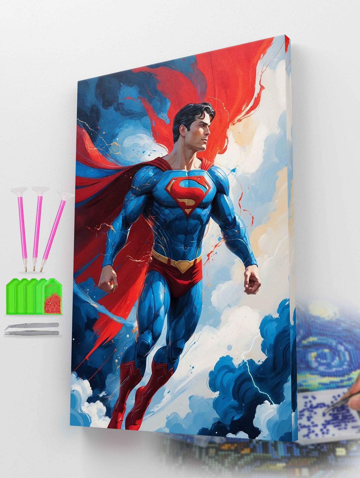 Super Man Strength Diamond Painting Kit