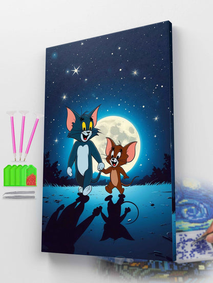 Tom and Jerry Diamond Painting Kit