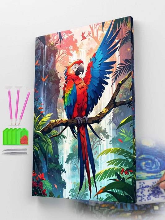 Parrot’s Pride Diamond Painting Kit