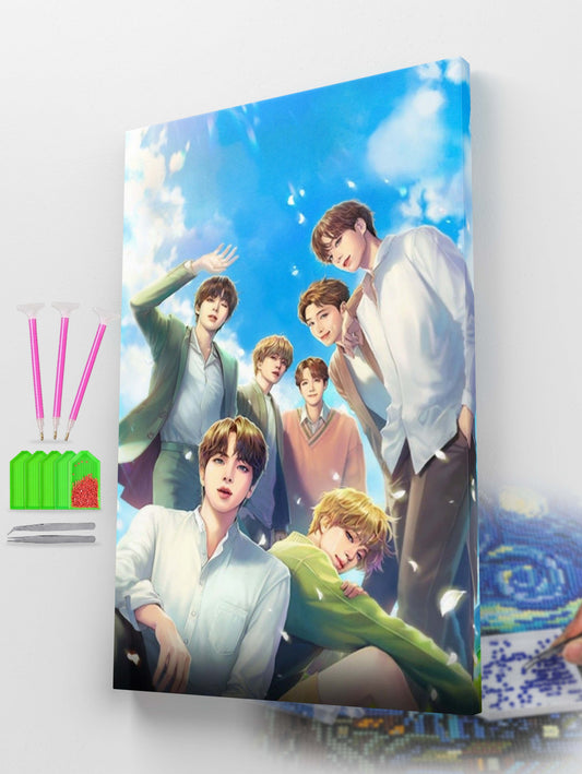 BTS Squad Goals Diamond Painting Kit