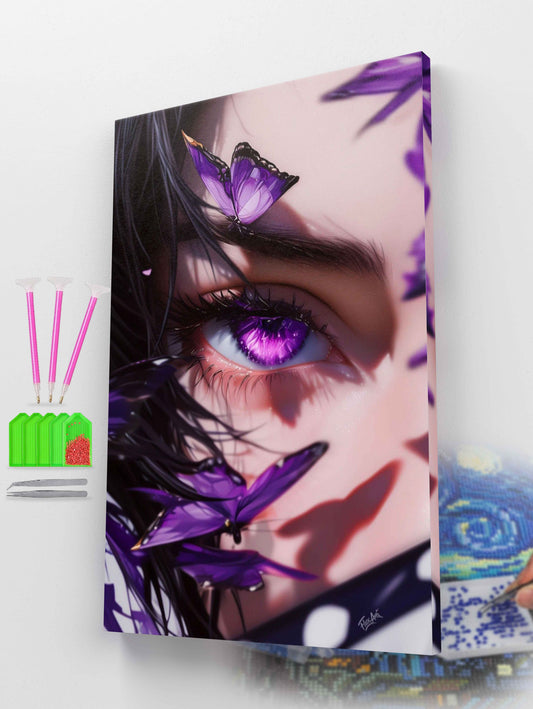 Eyes of Amethyst Diamond Painting Kit