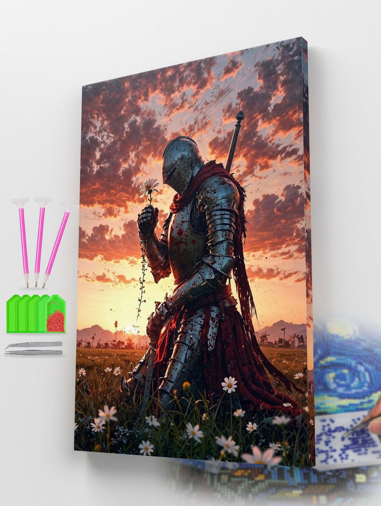 The Gentle Warrior Diamond Painting Kit
