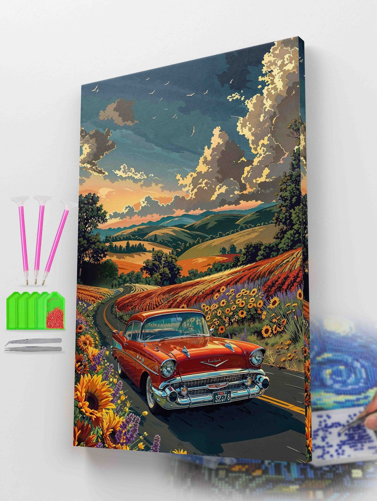 Retro Roadtrip Diamond Painting Kit