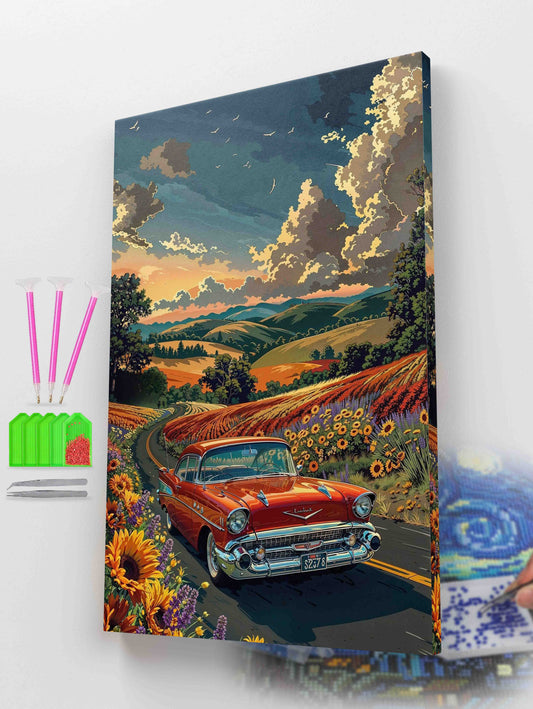 Retro Roadtrip Diamond Painting Kit