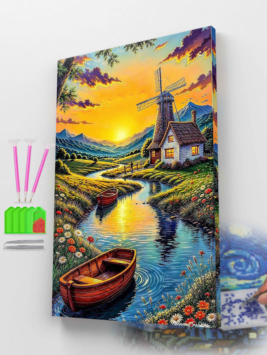 Whispers of the Windmill Diamond Painting Kit