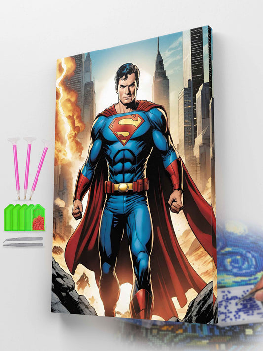 Warrior of Metropolis Diamond Painting Kit