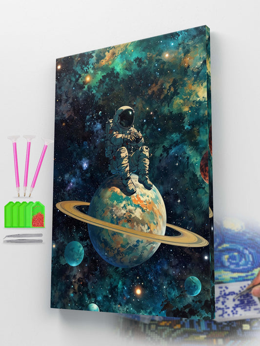 Saturn’s Silence Diamond Painting Kit