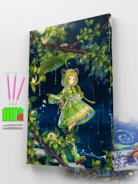Raindrop Garden Diamond Painting Kit
