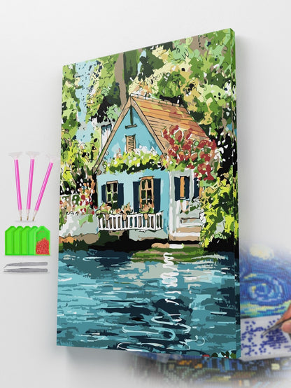 Lakeside Retreat Diamond Painting Kit