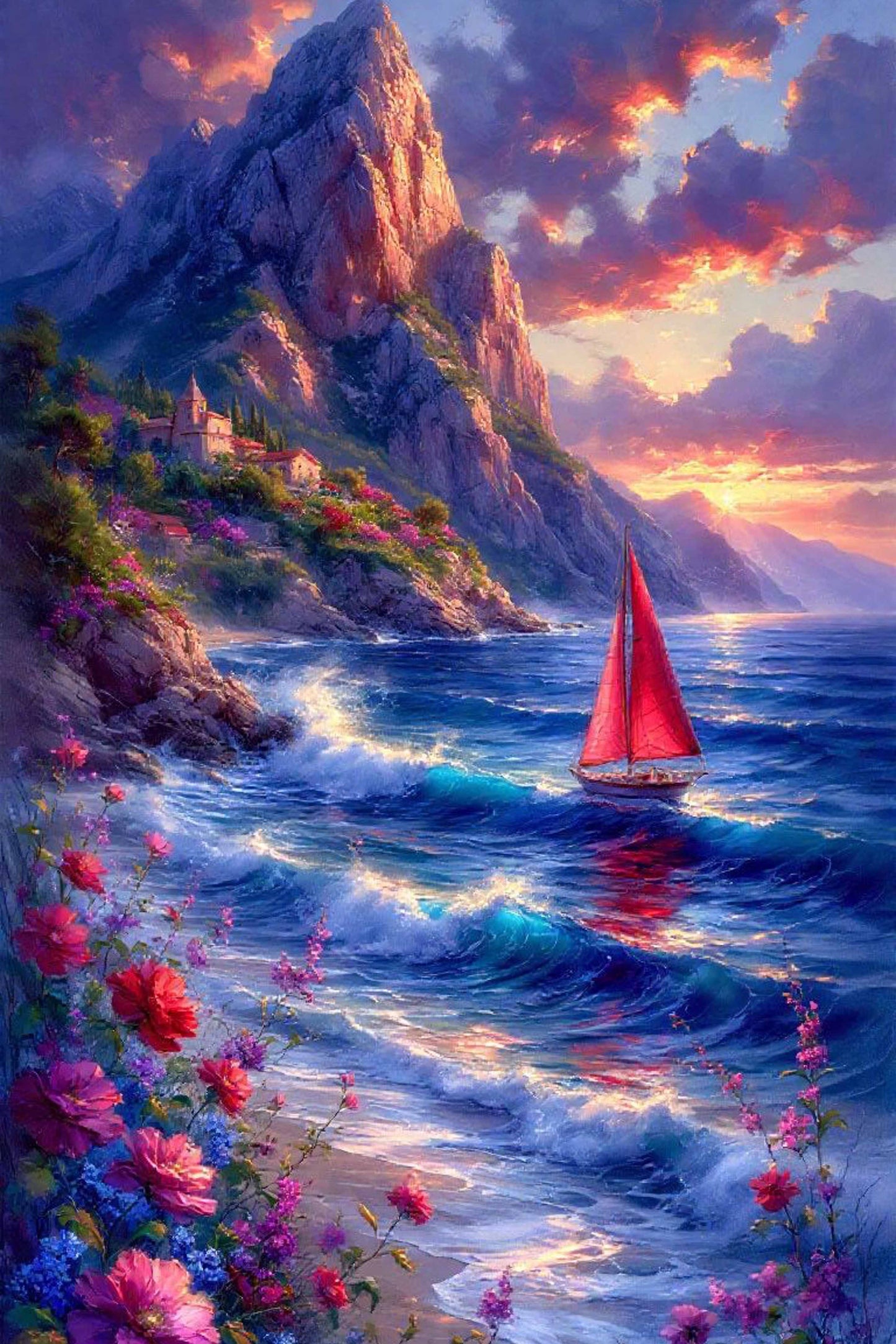 Sunset Serenity Diamond Painting Kit