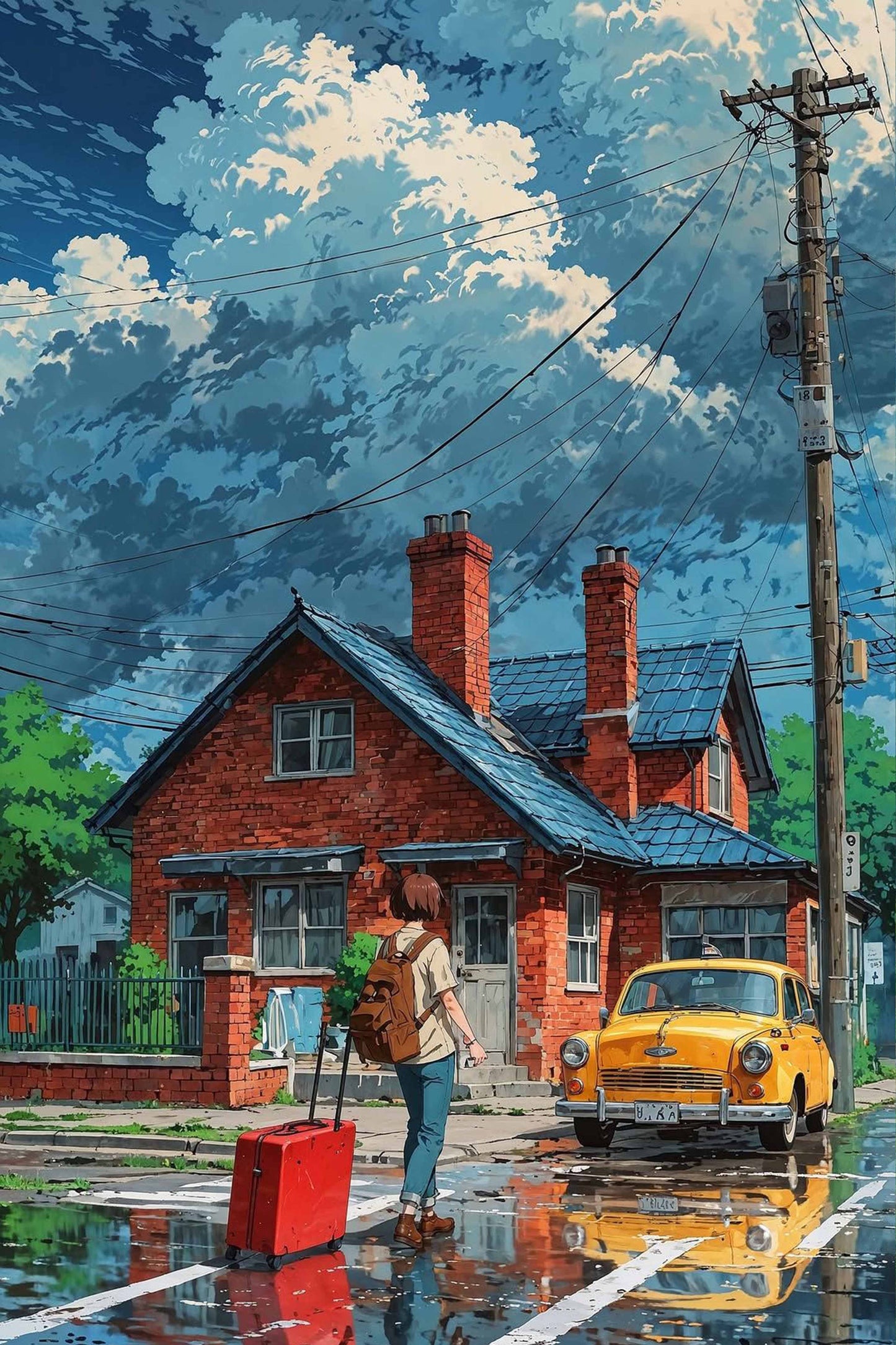 Nostalgic Streetscape Diamond Painting Kit