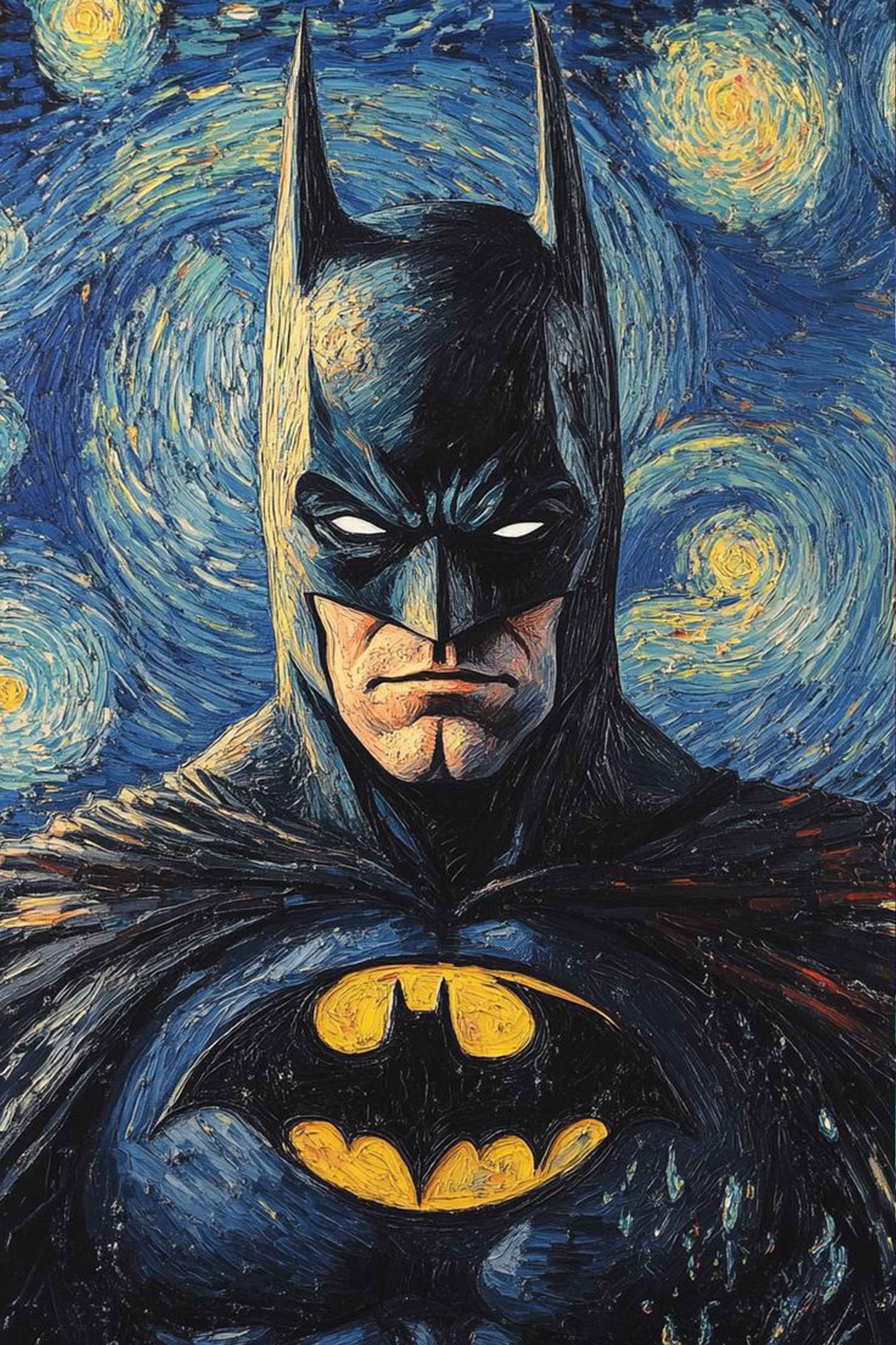 Batman in Starry Night Diamond Painting Kit