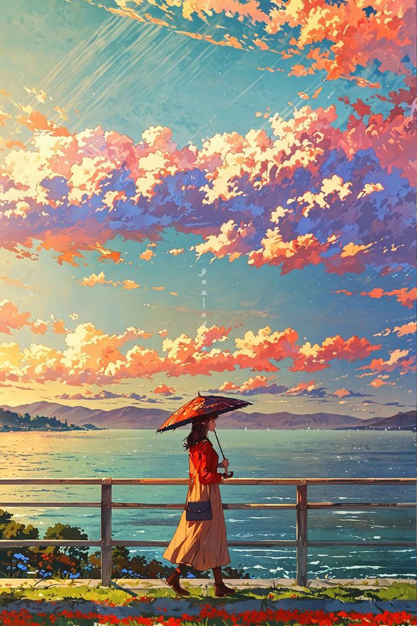 Walking by the Ocean Diamond Painting Kit