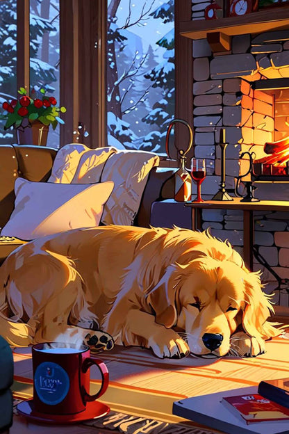 Golden Dreams Diamond Painting Kit