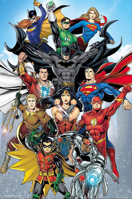 Legendary DC Heroes Diamond Painting Kit