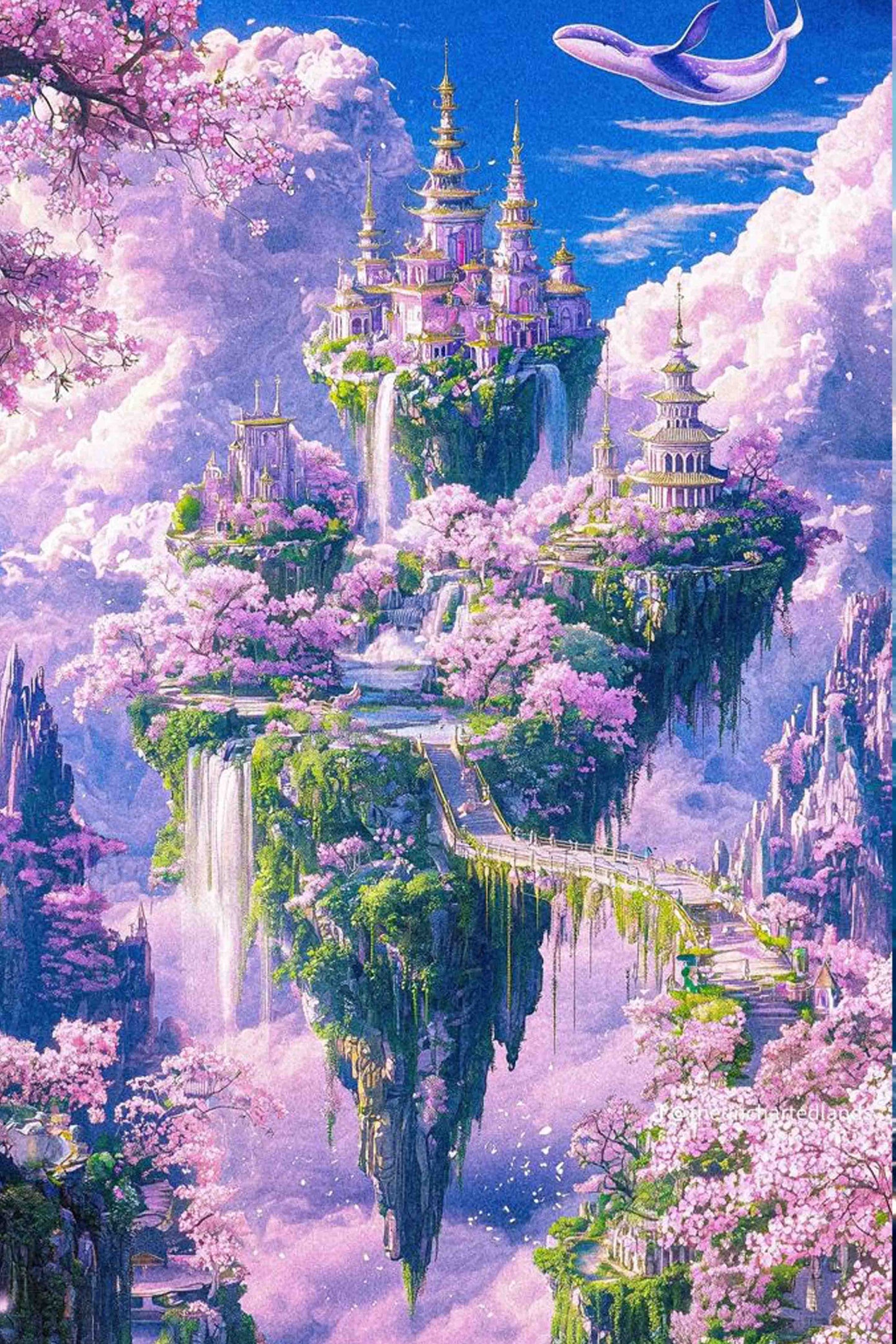 Palace of Eternal Blossoms Diamond Painting Kit