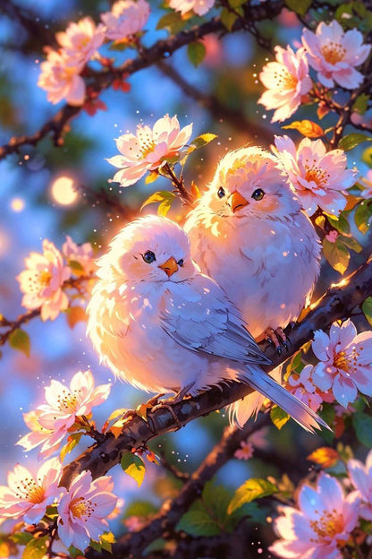 Soft Wings and Sakura Diamond Painting Kit