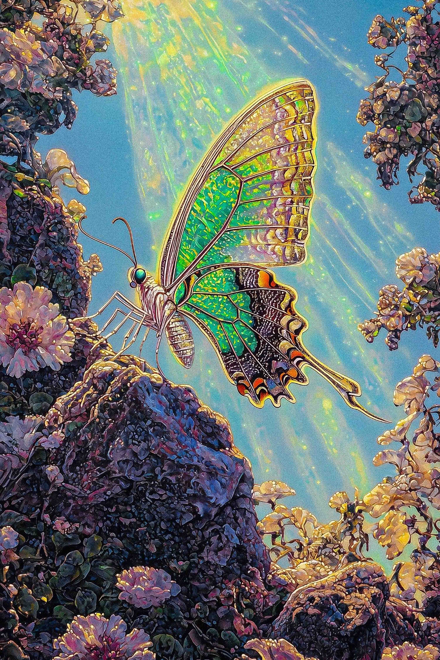 Colorful Fantasy Butterfly Diamond Painting Kit