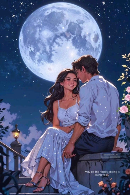 Moonlight Romance Diamond Painting Kit