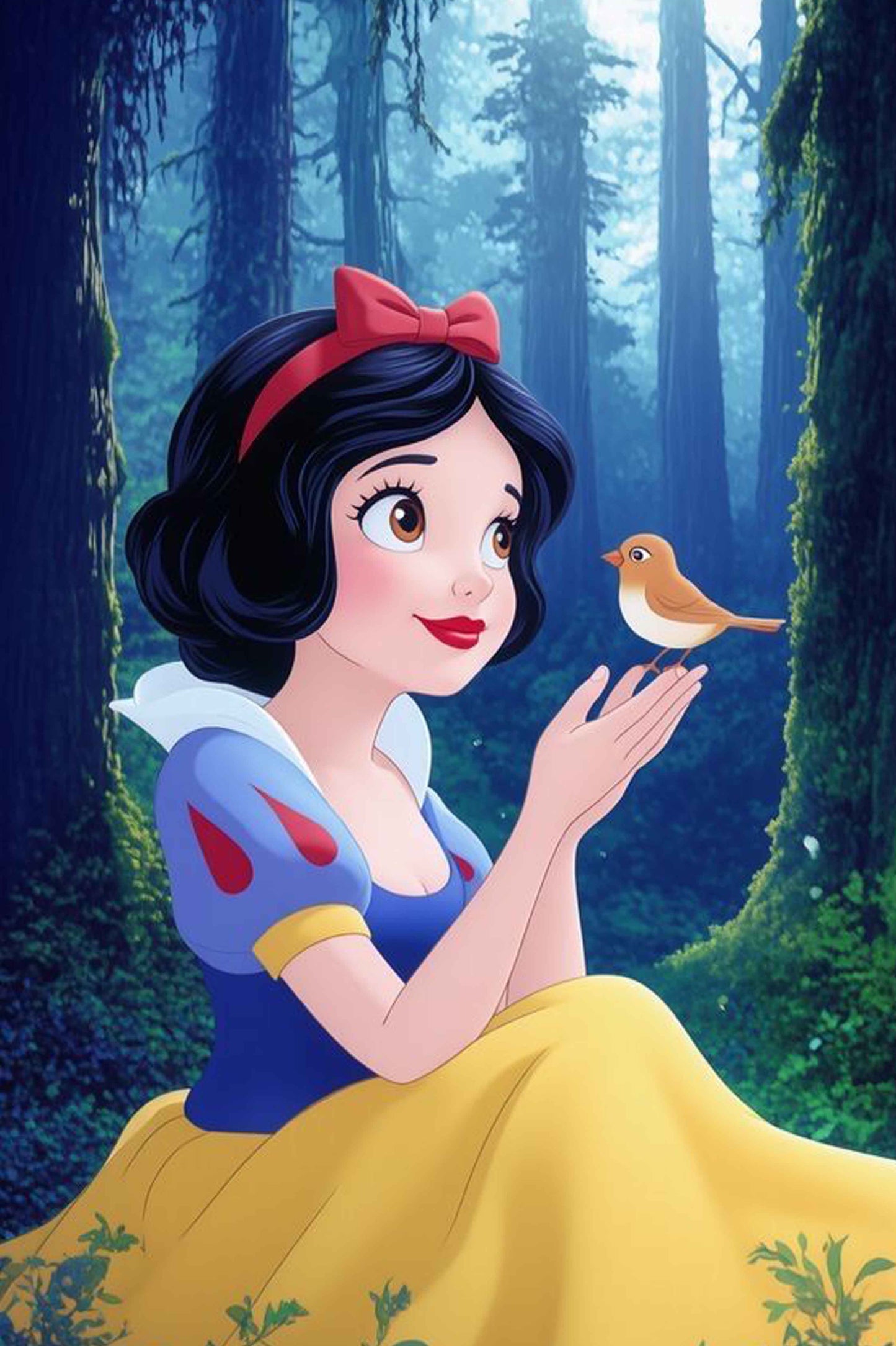 Snow White Enchanted Forest Diamond Painting Kit