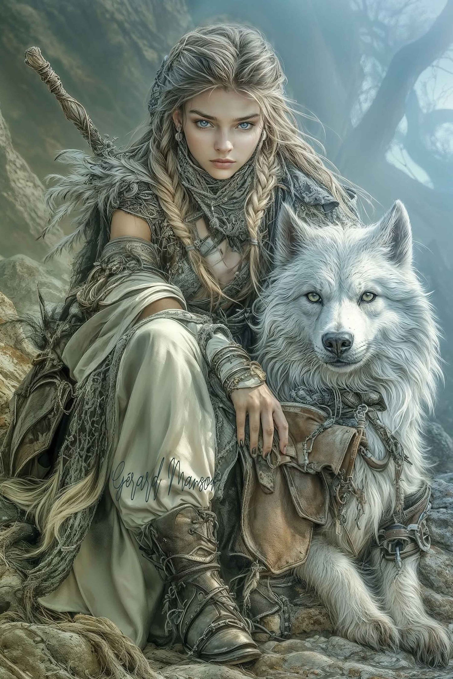 Valkyrie Warrior Diamond Painting Kit