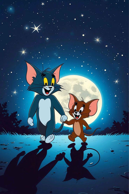 Tom and Jerry Diamond Painting Kit