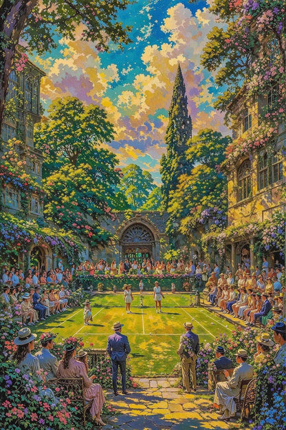 The Court of Roses Diamond Painting Kit