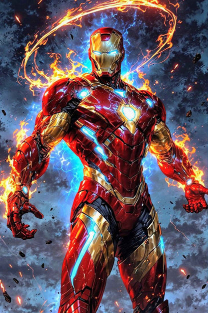 Iron Deity Diamond Painting Kit