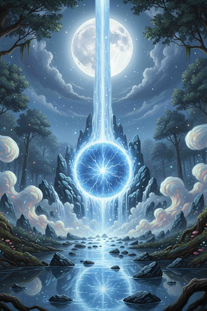 Mystical Moonlight Diamond Painting Kit