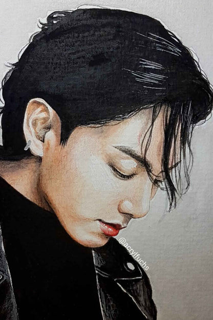 Jungkook Elegant Side Diamond Painting Kit