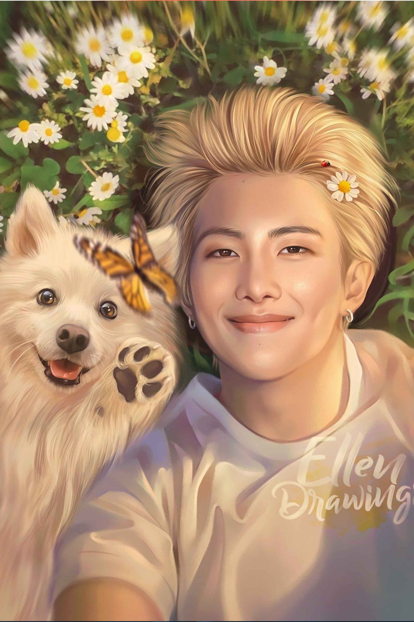 RM & Fluffy Friend Diamond Painting Kit