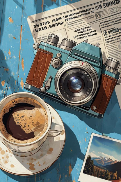 Morning Memories Paint by Numbers Kit