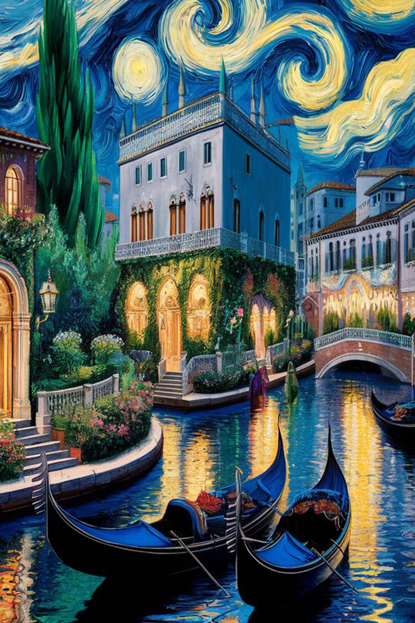 Starry Venice Paint by Numbers Kit