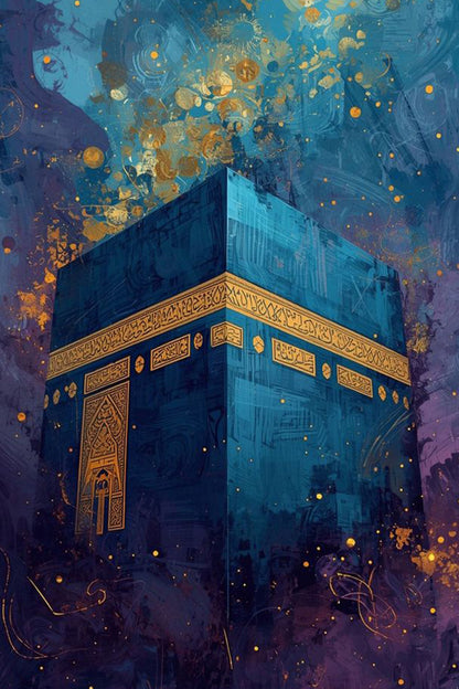 Abstract Holy Kaaba Paint by Numbers Kit