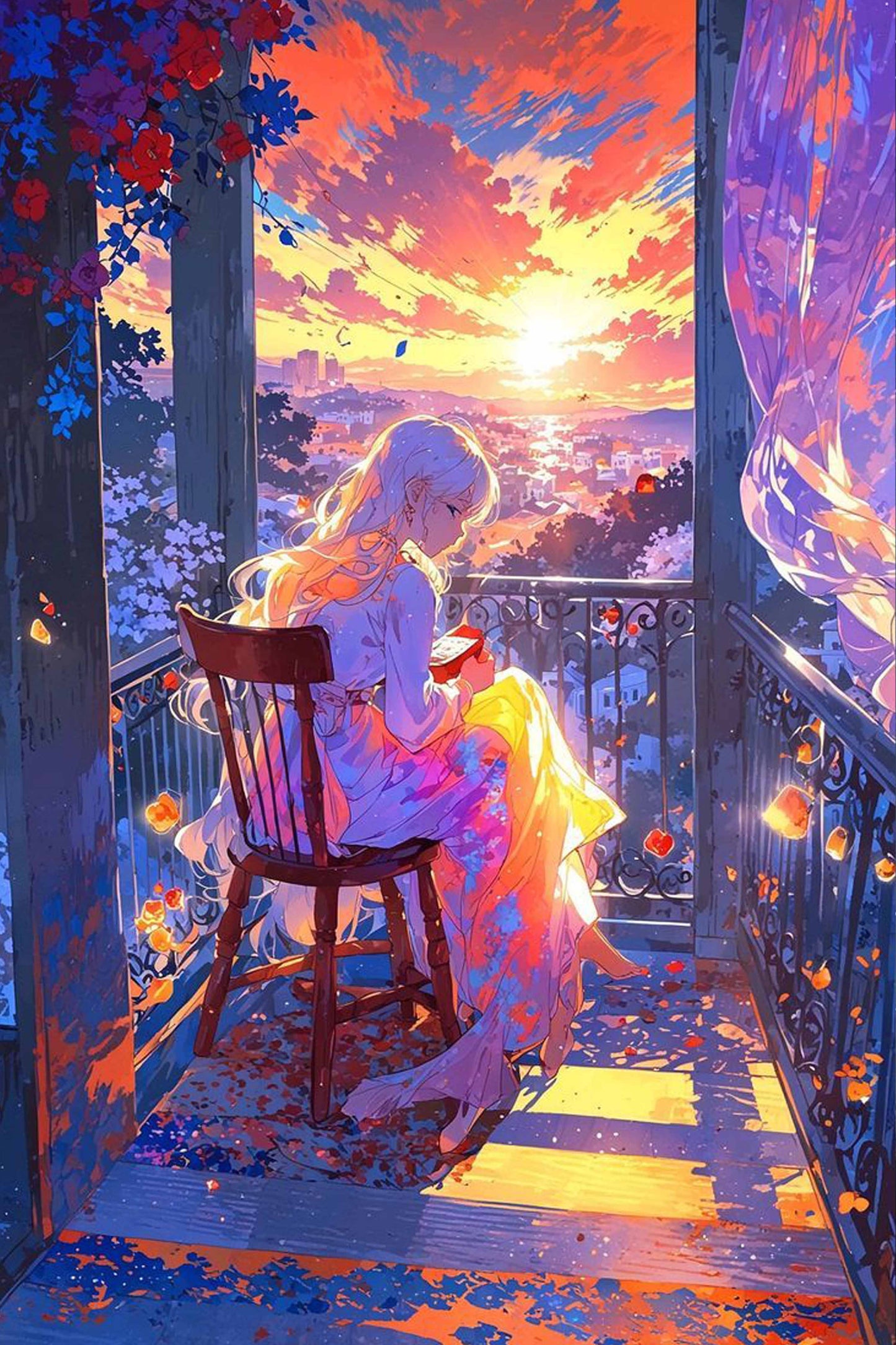 A Peaceful Evening in Color Diamond Painting Kit